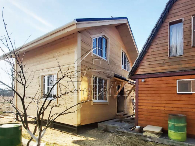 Строительство дома из бруса 7 на 7 м. пос. Токарево